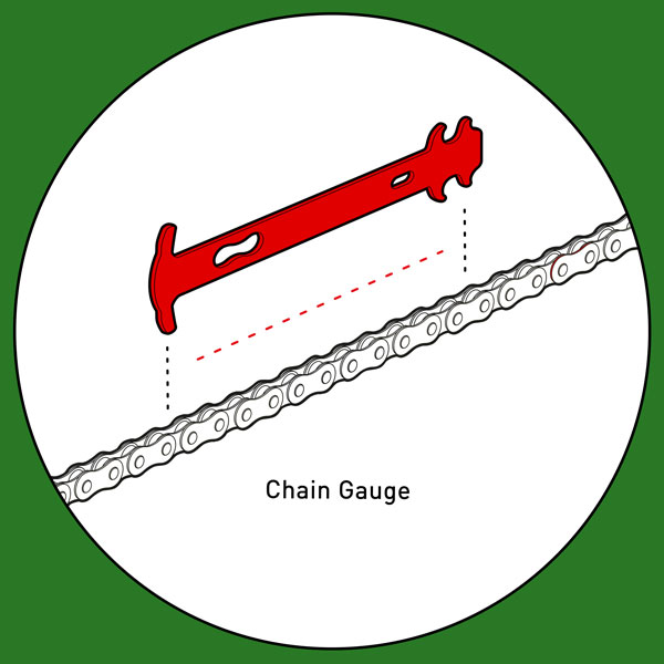 Measure-chain-wear