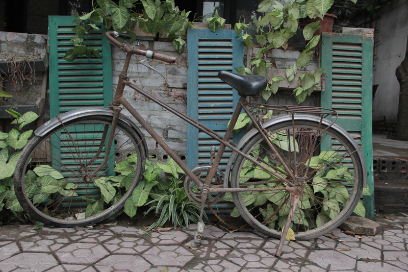 Uyen Nguyen treasures her grandfathers bike for the livelihood it afforded her family